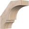 Ekena Millwork 3 1/2"W x 8"D x 8"H Balboa Smooth Knee Brace, Douglas Fir BRC04X08X08BOA00SDF - alternate 1